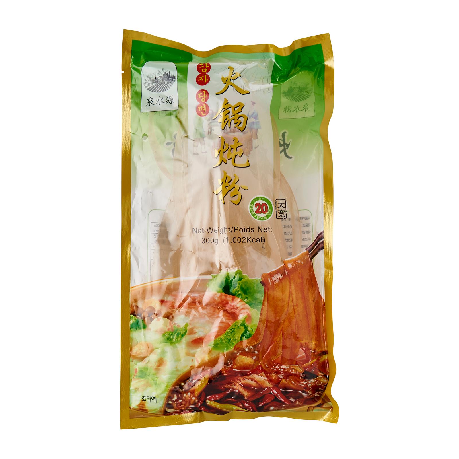 泉水源土豆火锅炖粉(大宽)300克Quan Shui Yuan Potato Vermicelli